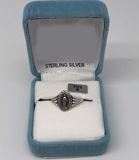 Miraculous Medal Sterling Silver Ring - size 8