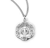 Miraculous Sterling Silver Medal on 18" Chain