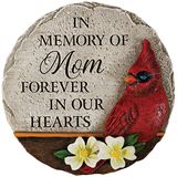 Mom Cardinal Memorial Mini Garden Stone