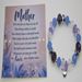 Mother Stretch Bracelet with Heart Charm on Prayer Card - 126501