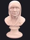 Mother Teresa 5.5" Alabaster Bust from Italy