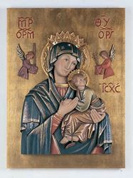 Mother of Perpetual Help Wall Relief