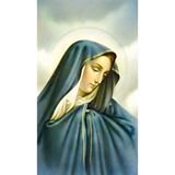 Mother of Sorrow Paper Prayer Card, Pack of 100
