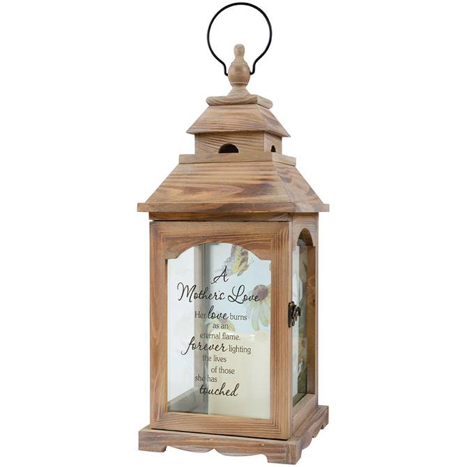 Mother's Love Wood LED Lantern