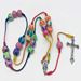 Multi Colored Clay and Cord 10mm Prayer Beads - 120883