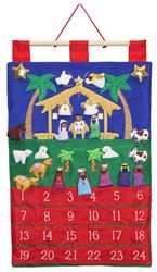 Multi Cultural Fabric Advent Calendar