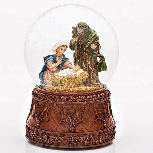 Musical Holy Family Waterglobe