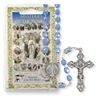 Mysteries of the Rosary Sapphire Bead Rosary