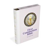 New Catholic Bible First Communion Bible - White Imitation Leather