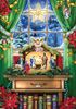 Nativity 8.25" x 11.75" Advent Calendar with Glitter
