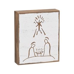 Nativity Box Sign
