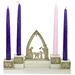 Nativity Candle Holder Advent Wreath - 122518