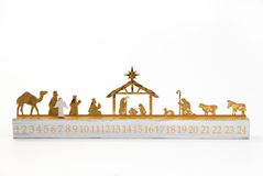 Nativity Countdown Calendar, 23.5" Tabletop