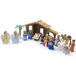 Nativity Playset & Book Tales Of Glory