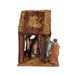 Nativity Set with 8 6.25-inch Resin Figures and Wood Stable - 126781