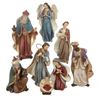 Nativity Set with 8 Figures, 6.25-inch Resin
