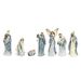 Nativity Set with Blue Accents, Set of 7 - 121675
