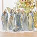 Nativity Set with Blue Accents, Set of 7