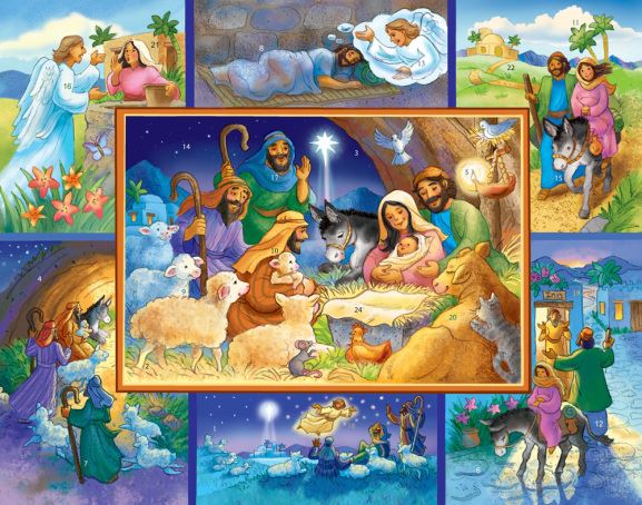 Nativity Story Large Advent Calendar