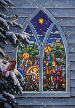 Nativity Window Advent Calendar
