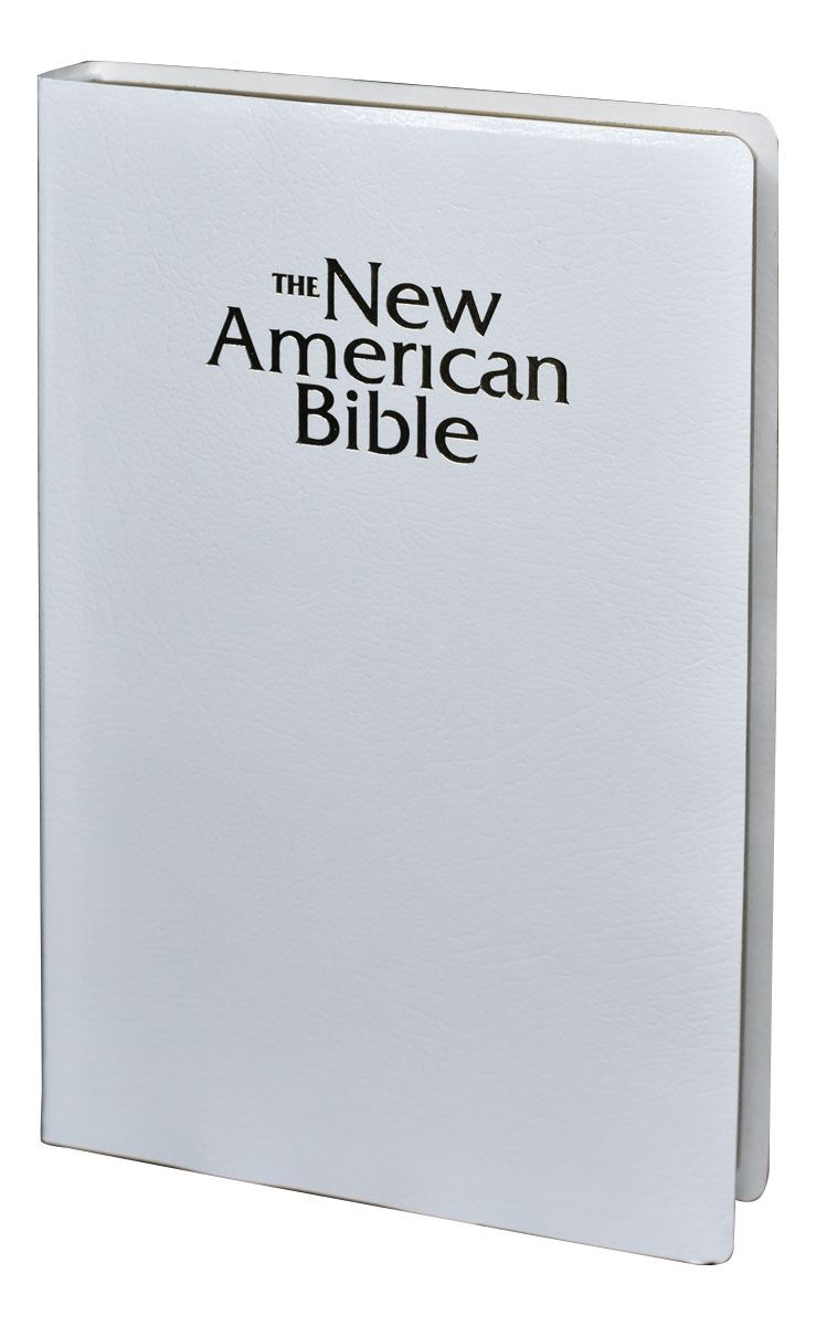 New American Bible Revised White Imitation Leather Red Letter Edition