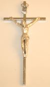 4.5" Nickel Crucifix