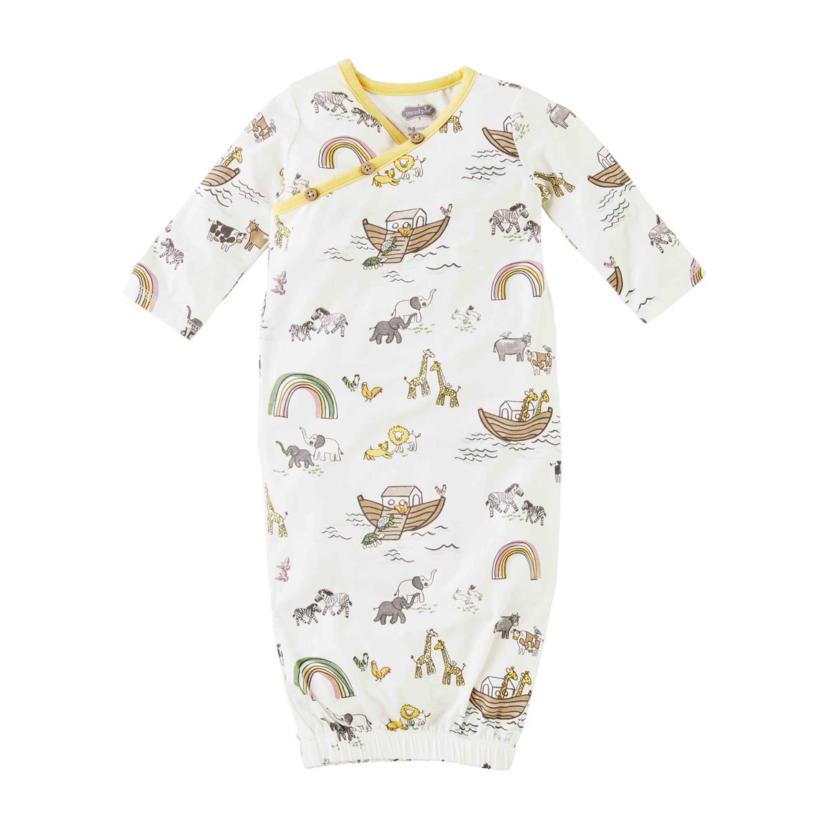 Noah's Ark Infant Sleeper Gown