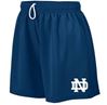 Notre Dame HS Navy Gym Shorts, 5" Inseam