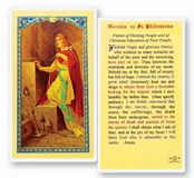 Novena To St. Philomena Holy Card