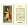 Novena To St. Philomena Laminated Prayer Card