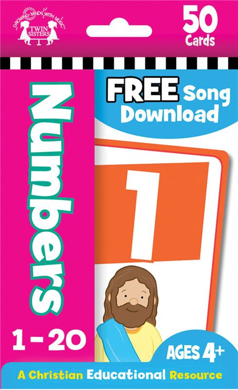 Numbers Christian 50-Count Flash Cards