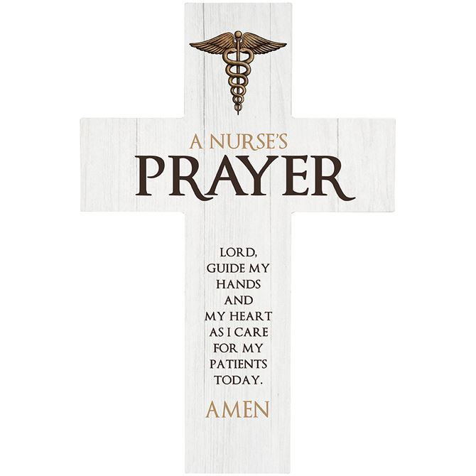 Nurse's Prayer Wall Cross
