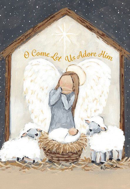 O Come Let Us Adore Him Boxed Christmas Cards 