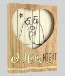 O Holy Night Wood Shawdow Box