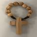 Olive Wood Finger Rosary - 10061