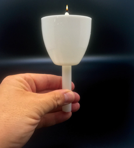 Clear Plastic Candle Cup Drip Protectors/Pkg 100