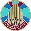 Organist Lapel Pin