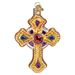 Ornate Cross Glass Ornament