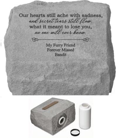 Our Hearts Still Ache Personalized Cremation Urn