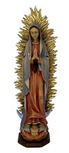 Our Lady Of Guadalupe 8" Wood Carved Statue from Italy