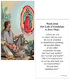 Our Lady Of Guadalupe Juan Diego Paper Prayer Card, Pack of 100