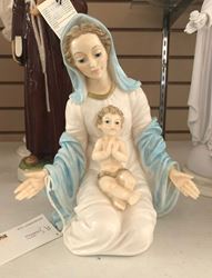 Our Lady Of Joy Statue Ceramic, Made in Italy