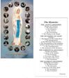 Our Lady Of Rosary Mysteries Paper Prayer Card, Pack of 100