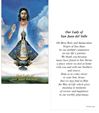 Our Lady Of San Juan del Valle Paper Prayer Card, Pack of 100