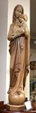 Our Lady Of Universe 3 Wood Carved Statue - 3 Tone Stain