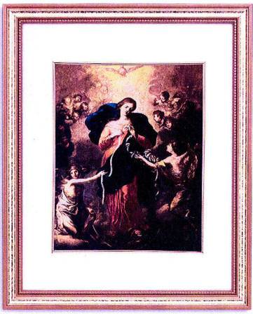 Our Lady Undoer Of Knots Framed Picture