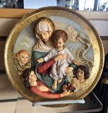 Our Lady and Child 7" Wall Medallion