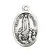 Our Lady of Fatima 1" Oxidized Medal - 14426