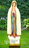 Our Lady of Fatima 24" Statue, Pink/Blue
