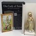Our Lady of Fatima 4" Statue with Prayer Card Set - 120203